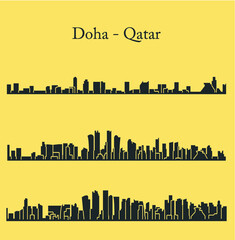 Doha (old & new), Qatar