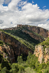 Fototapeta na wymiar Mountains in Alquezar, Spain