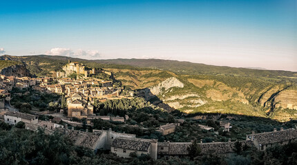 Fototapeta premium Alquezar Panorama View, Spain