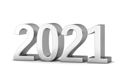 2021 text. New year sign