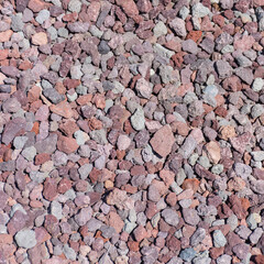 Lava stones background for garden decoration