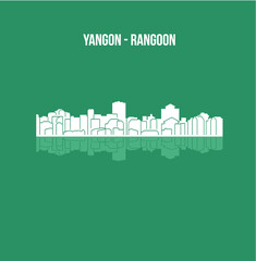 Fototapeta premium Yangon (Rangoon), Myanmar