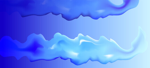 Blue liquid abstraction, graphic design. Beautiful background for websites, apps, magazines and more
