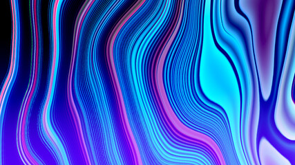 Abstract purple blue with dynamic linear waves.. Neon light curved lines and shape with colorful graphic design.