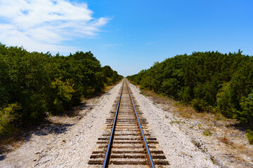 Obraz premium Railway in the Countryside