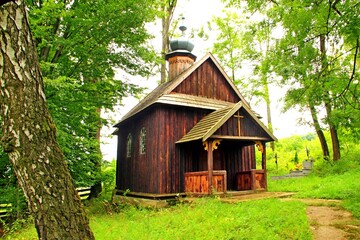 Koniusza, Kośćiółek, Drewniany, Parafia, Zabytek, Zabytkowy © woodyd