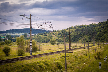 Railway in the mountains