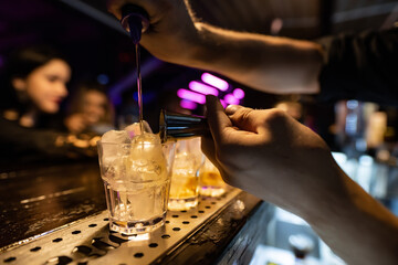 Cocktail at a night club