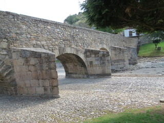 Roman bridge in Molinaseca