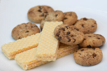 Chocochips y waffles