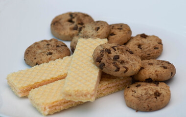 Chocochips y waffles