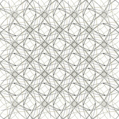 vector drawing consisting of thin linear elements. patterns, lattices, straight and rounded intersecting lines.