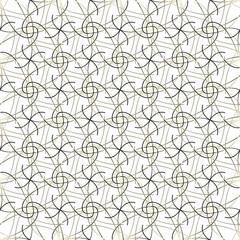 vector drawing consisting of thin linear elements. patterns, lattices, straight and rounded intersecting lines.