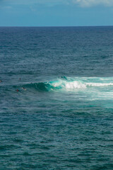 waves on the beach