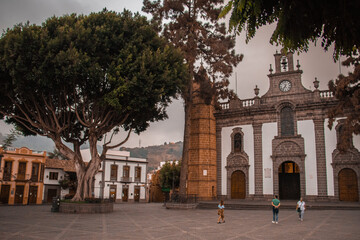 Obraz premium The village of Teror in Gran Canary