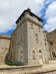 Fototapeta na wymiar Château de Chastellux en Bourgogne