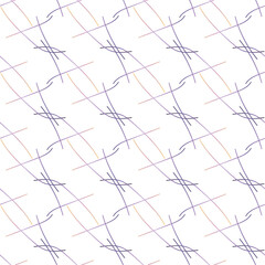Obraz premium vector drawing consisting of thin linear elements. patterns, lattices, straight and rounded intersecting lines.