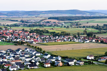 Fototapeta na wymiar view of a village