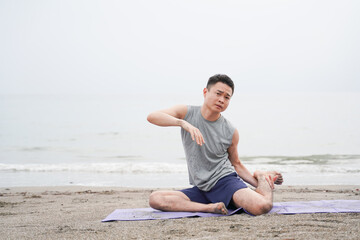 ヨガができない男子