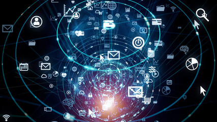  ビジネスネットワーク　CGアニメーション