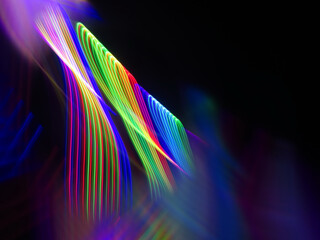 Colorful lines of abstract background