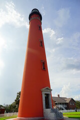 Ponce Inlet Lighthouse museum at Daytona Beach