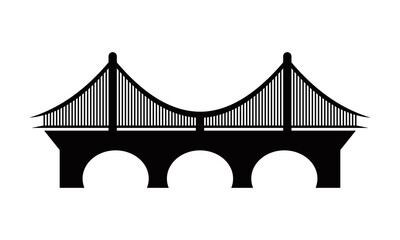 road of bridge vector