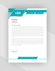 Abstract letterhead template design With Corporate Style.