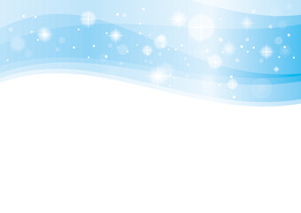 水色のウェーブ　抽象的な背景