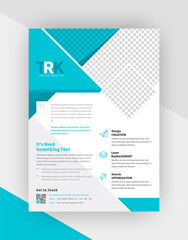 Corporate Business flyer template.