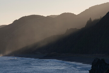 Fototapeta na wymiar Ohau Point, South Island, New Zealand