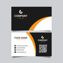 creative business card template graphic image vector illustration