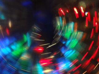 Colorful swirl illustration with noise effect layers