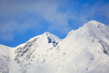 Fototapeta na wymiar Ski Hill, Girdwood, Anchorage, Alaska