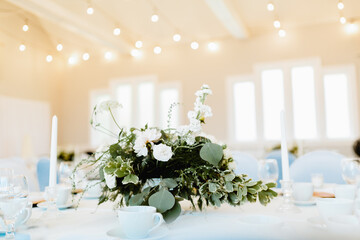 wedding reception table