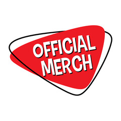 Modern Abstract Official Merchandise Label