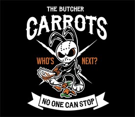Butcher Carrots T shirt graphic
