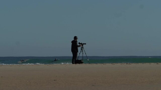 Photography - Surfers - Waves - Gold Coast QLD Australia - Slow motion