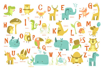 Alphabet and animals