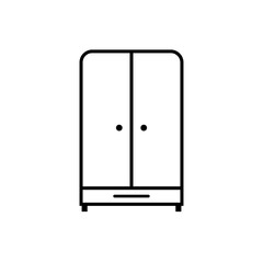 closet icon vector illustration