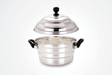 Multi Kadai Induction & Standard Idli Maker, breakfast dish in South India, square composition,...