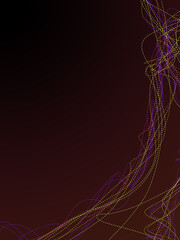 Dashed line multi colored spectrum abstract disco party background