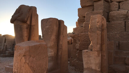 The Karnak Temple complex at Luxor.  
