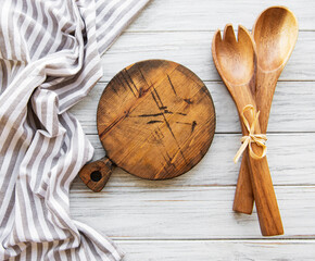 Old vintage kitchen utensils