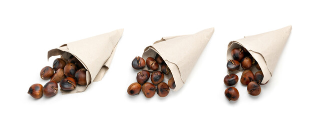 Grilled Sweet Chestnuts, Healthy Autumn and Christmas Food