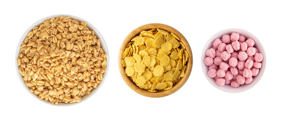 Yellow Corn Cereal, Crispy Corn Flakes, Cornflakes or Cereals