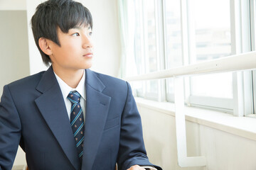 男子高校生ポートレート