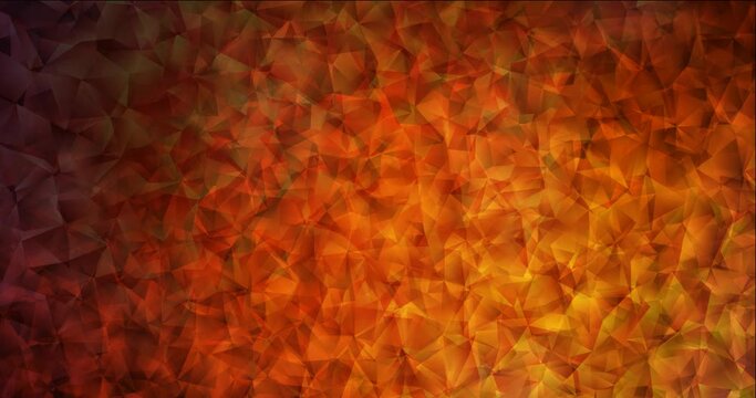 4K looping dark red polygonal flowing video. Colorful abstract video clip with gradient. Movie for a cell phone. 4096 x 2160, 30 fps. Codec Photo JPEG.