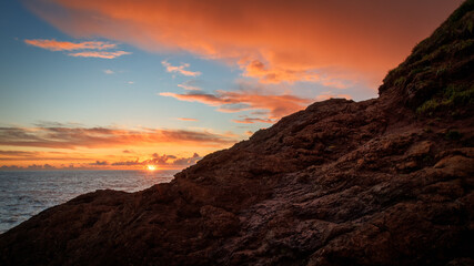 Sunset at the Beach. Northern California, USA.