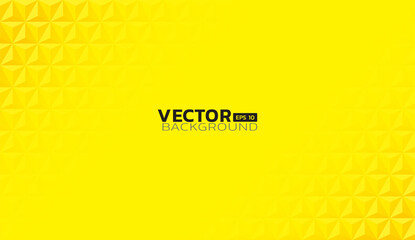 Oblique yellow light across the center of the abstract yellow triangle geometric texture background